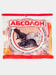 АБСОЛОН Воско-парафинированные брикеты средство отрава от грызунов от мышей и крыс