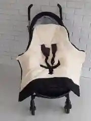 Черный детский зимний меховой конверт