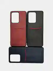 Чехол из эко кожи с карманом для карт на Samsung S20 S20 Plus S20 Ultra