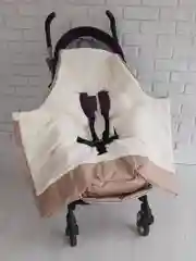 Карамельный детский зимний меховой конверт