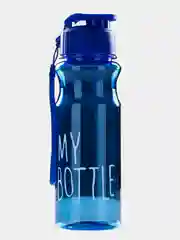 Синий бутылка для воды "My bottle", 500 мл, 6.5 х 22 см