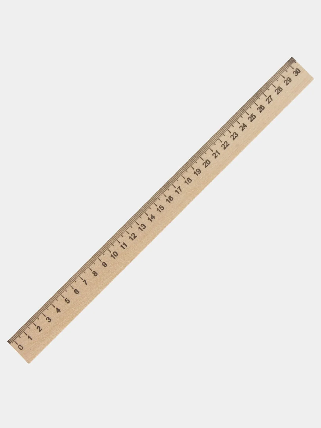 Школьная деревянная линейка, 15-40 см
