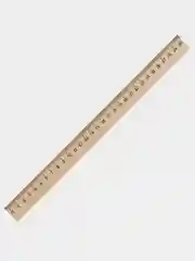 Школьная деревянная линейка, 15-40 см