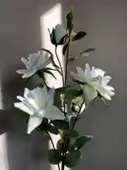 Белый искусственные цветы Роза большая ветка
