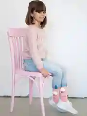 Носки высокие с облаками