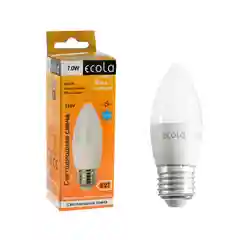 Лампа светодиодная Ecola Light candle LED, 7 Вт, E27, 4000 K, 103 x 37 мм