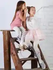 Колготки для девочки хлопковые с единорогом