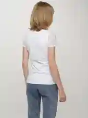 Белый женская футболка