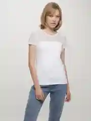 Белый женская футболка