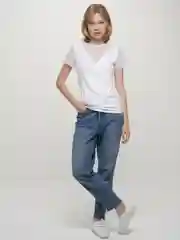 Белый женская футболка