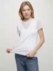 Белый женская футболка