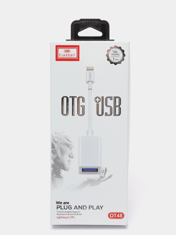 Адаптер OTG Lightning для iPhone, IOS to USB 3.0 Earldom ET-OT48