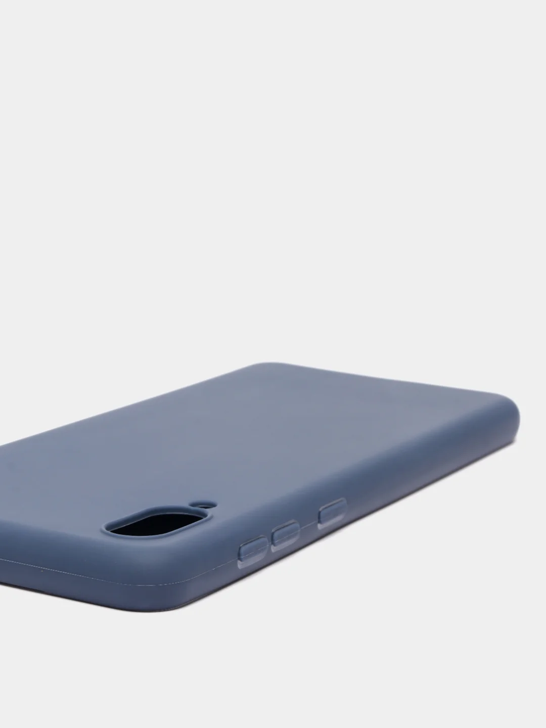 Синий чехол Samsung Galaxy A02 (2021), силиконовый