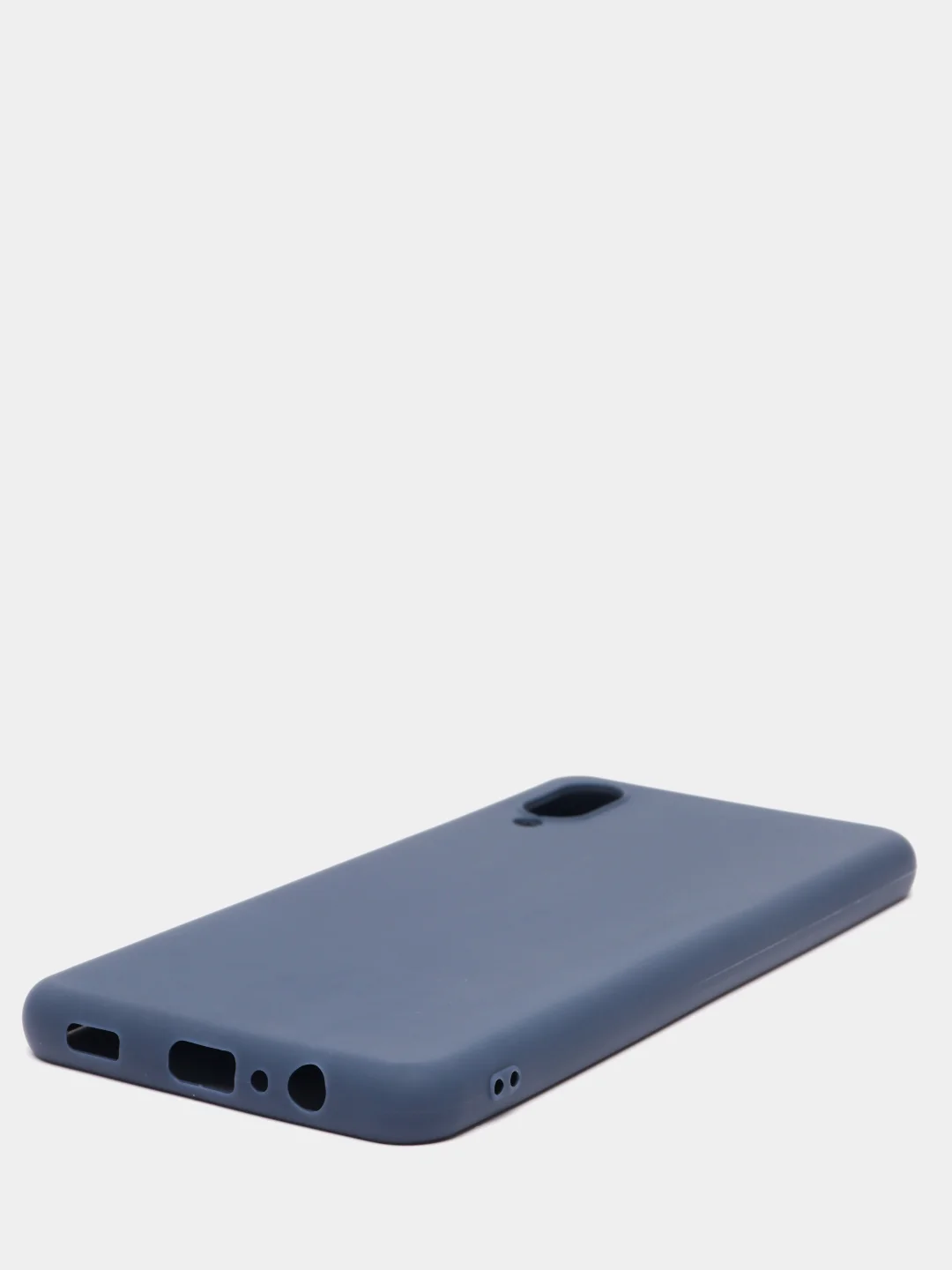 Синий чехол Samsung Galaxy A02 (2021), силиконовый