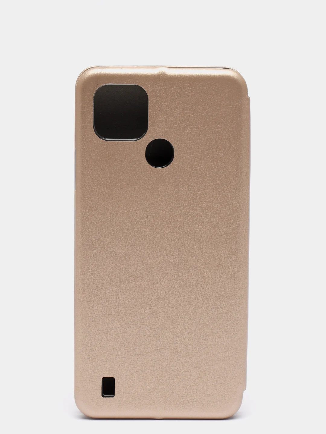 Золотой чехол-книжка для Realme C21 / C21Y