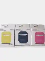 Чехол на Apple Airpods 1,2 Silicon Case для надежной защиты,яркий аксессуар
