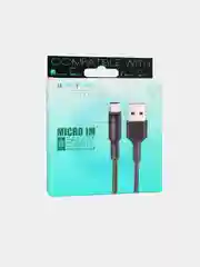 Кабель Borofone BX1 USB-микро USB, 1.0 м, круглый, 2.0A