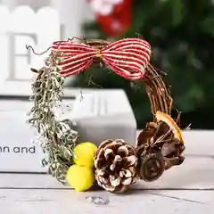 Венок новогодний 10 см Новый год/Рождество