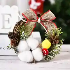 Венок новогодний 10 см Новый год/Рождество