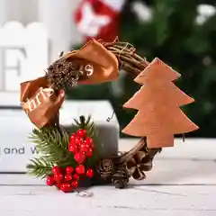 Венок новогодний 10 см Новый год/Рождество