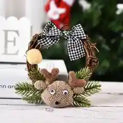 Венок новогодний 10 см Новый год/Рождество
