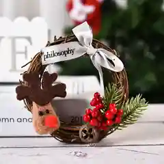 Венок новогодний 10 см Новый год/Рождество