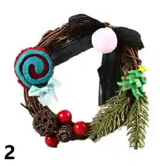 Венок новогодний 10 см Новый год/Рождество