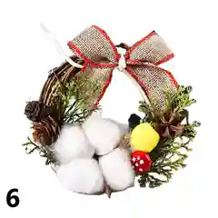 Венок новогодний 10 см Новый год/Рождество