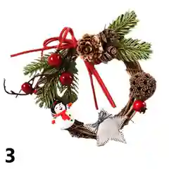Венок новогодний 10 см Новый год/Рождество