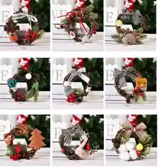 Венок новогодний 10 см Новый год/Рождество