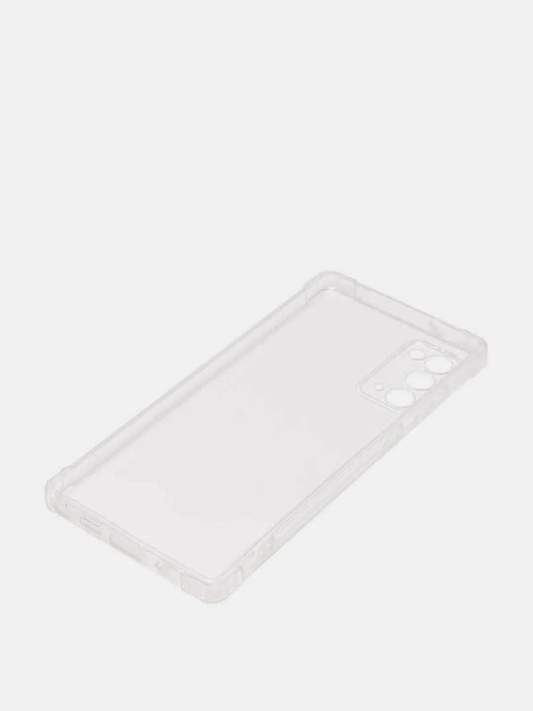 Чехол Samsung Galaxy Note 20 прозрачный силиконовый противоударный с защитой камеры