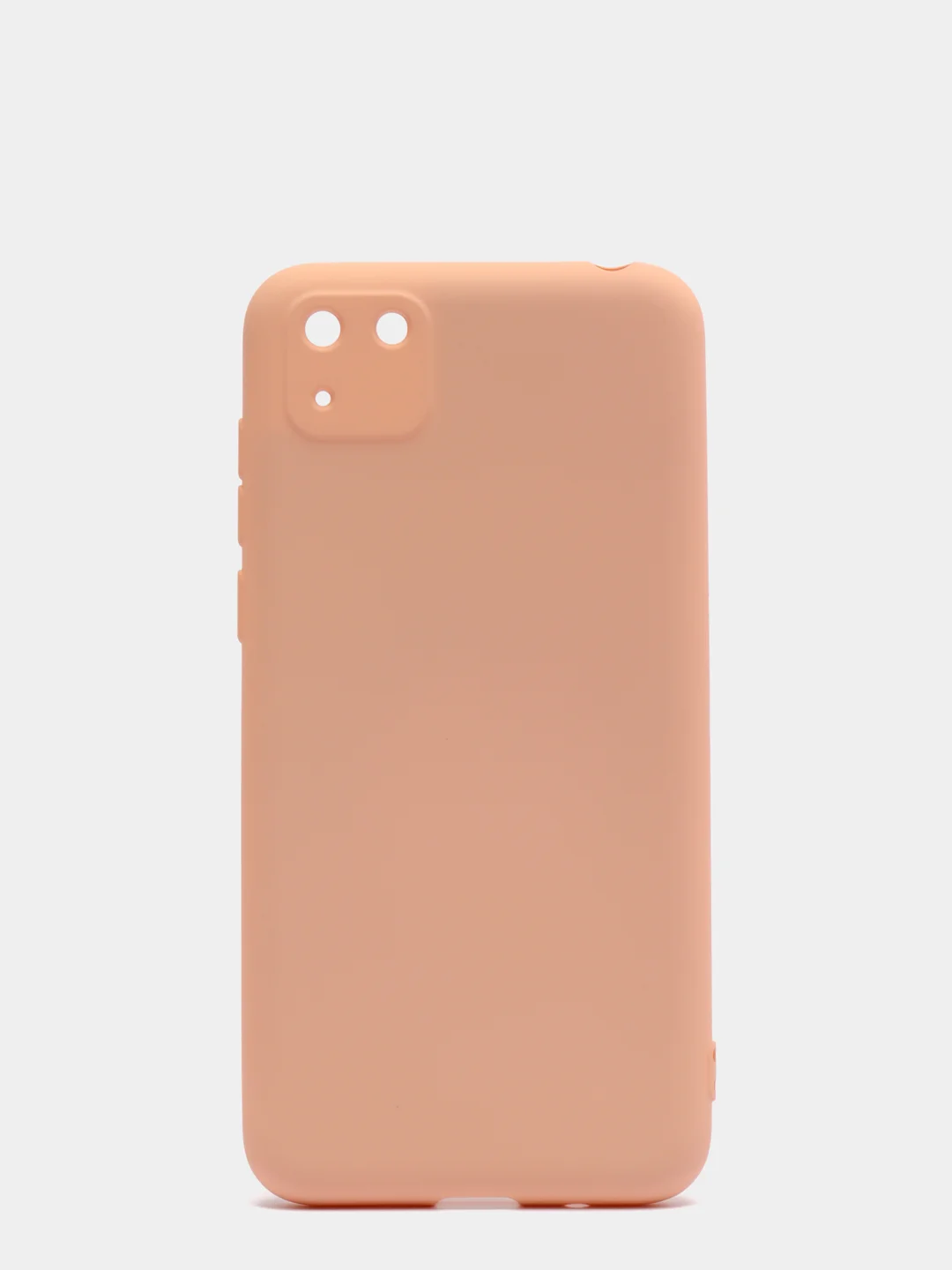 Бежевый чехол Huawei Y5p, Honor 9S, Хонор 9С силиконовый матовый цветной с подкладом из микрофибры