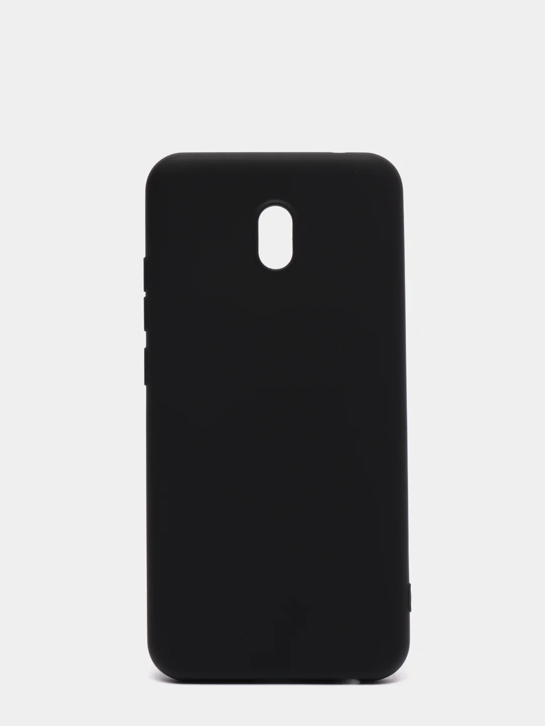Черный чехол Xiaomi Redmi 8A, Редми 8А, силиконовый цветной матовый с подкладом из микрофибры