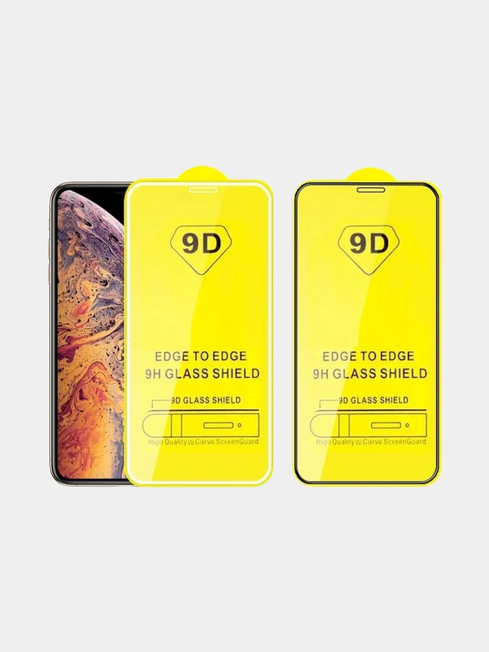 Защитное стекло 9D для Apple iPhone