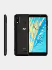 Черный смартфон BQ 5740G SPRING 16GB, ДВОЙНАЯ основная КАМЕРА, БЕЗРАМОЧНЫЙ экран