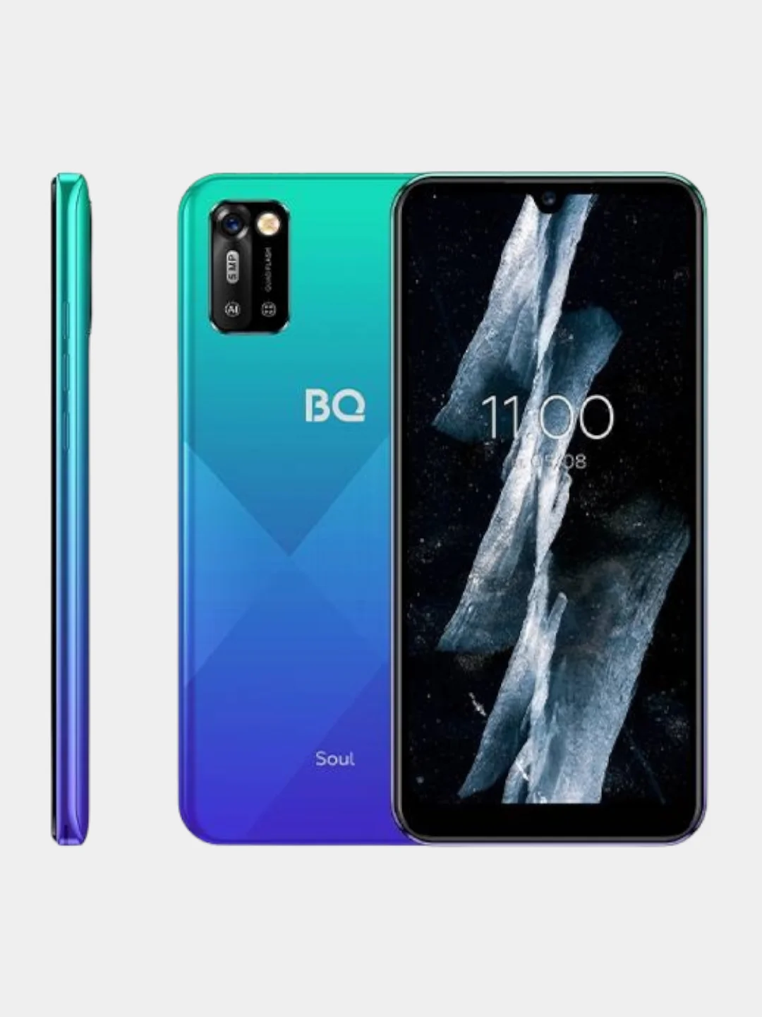 Бежевый смартфон BQ 6051G SOUL 1+16 ГБ, Яркий безрамочный 6-дюймовый IPS-экран, акб 3000мАч