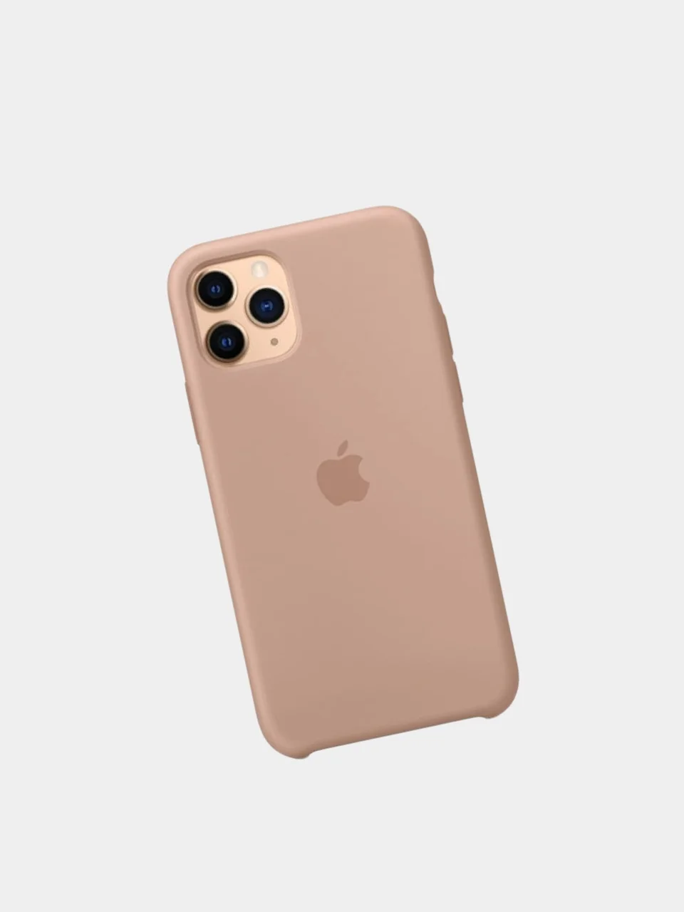 Бежевый чехол Silicone Case для iPhone