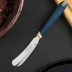 Нож кухонный Multicolor, для масла, лезвие 7,5 см, сталь AISI 420, цвет синий