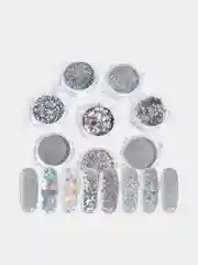 Золотой блестки для дизайна ногтей, сухие, сыпучие, стружка поталь