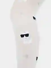 Белый колготки для девочки Karl, 50 ден, микрофибра