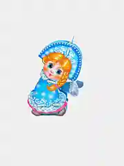 Новогодний 3D конструктор-подвеска Дед мороз и Снегурочка