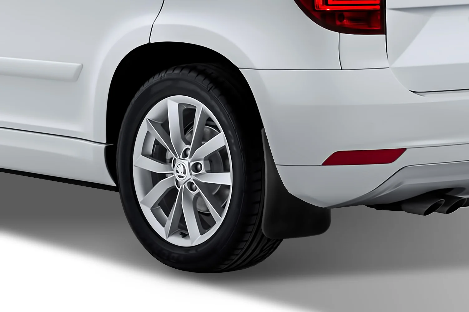 Брызговики задние SKODA YETI OUTDOOR, 2014- вн. 2 шт.(optimum) в пакете / Шкода Йети