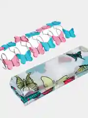 Штора для ванны с декоративными кольцами 180х180см. 3 дизайна