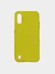 Желтый чехол Silicone cover для Samsung Galaxy A01/M01