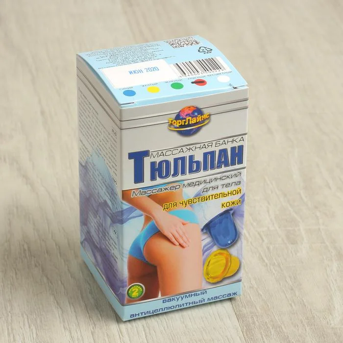 Массажёр антицеллюлитный Тюльпан , для чувствительной кожи, 2 шт, цвет МИКС