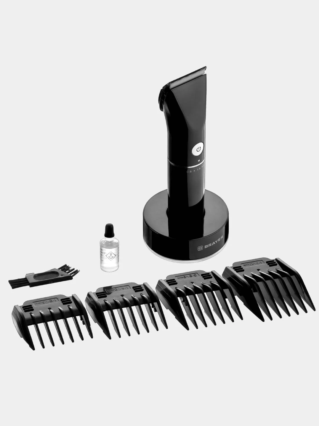 Машинка для стрижки волос BRAYER BR3400 4 насадки