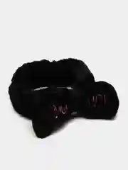 Черный бант повязка OMG для волос на голову для косметических процедур
