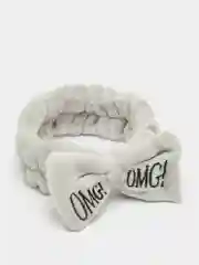 Серый бант повязка OMG для волос на голову для косметических процедур