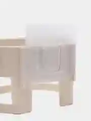 Бежевый меланж держатель для фена настенный