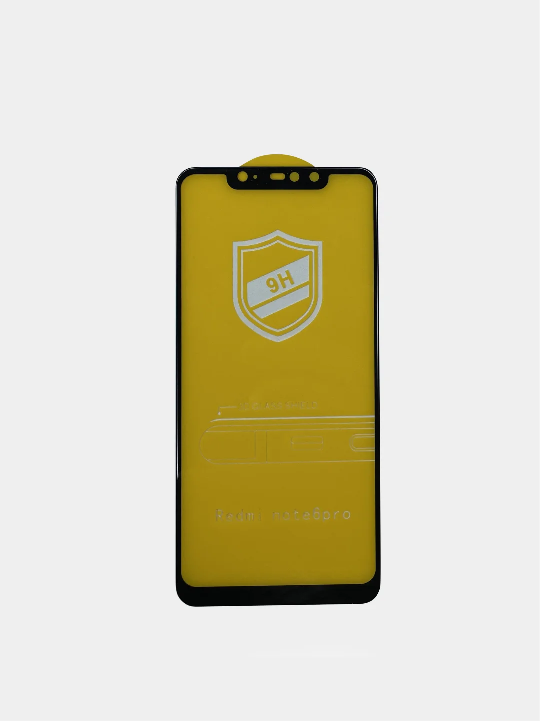 Защитное стекло для Xiaomi Redmi 6, Mi 6x, 6a Pro, Note 6 Pro с черной рамкой